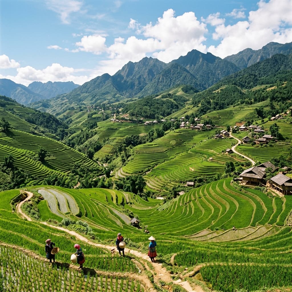 Panduan ke Sapa: Menikmati Sawah Terasering dan Pegunungan Vietnam